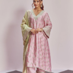 Anni Cupro Satin Onion Pink Kurta Set