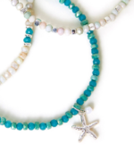 Multi Mix Bead Stretch Anklets Pack Of 3 - Image 3
