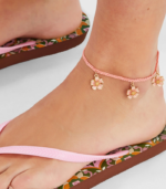 Flower Charm Anklets Pack Of 2 - Image 3