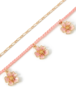 Flower Charm Anklets Pack Of 2 - Image 2