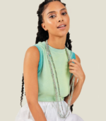 Accessorize London Women's Turquoise Layered Beaded Necklace
