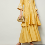 MELANGE Solid Elasticated Palazzos