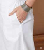 MELANGE Solid Wide Leg Culottes - Image 2
