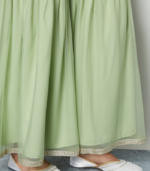 MELANGE Mesh Sharara Pants - Image 3