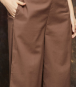 MELANGE Solid Wide Leg Culottes - Image 2