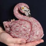 Swan Multicolored Clutch