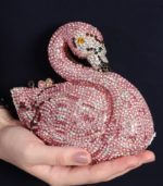 Swan Multicolored Clutch