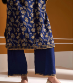 Clare Wool Navy Kurta Set - Image 5