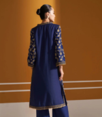 Clare Wool Navy Kurta Set - Image 2