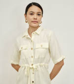 Elin Ecru White Shirt