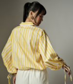 Karyne Striped Cotton Shirt - Image 2