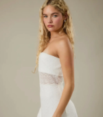 White lace halter dress - Image 2
